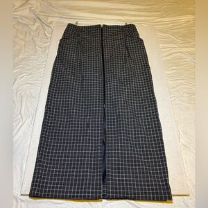 Elegant Black Plaid skirt